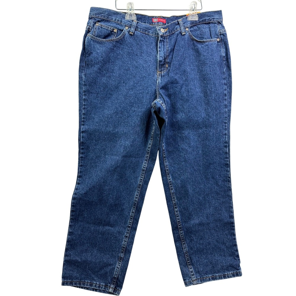 Faded Glory Womens Petite Classic Fit Blue Denim Jeans‎ 18W